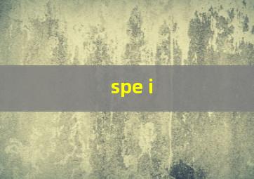 spe i